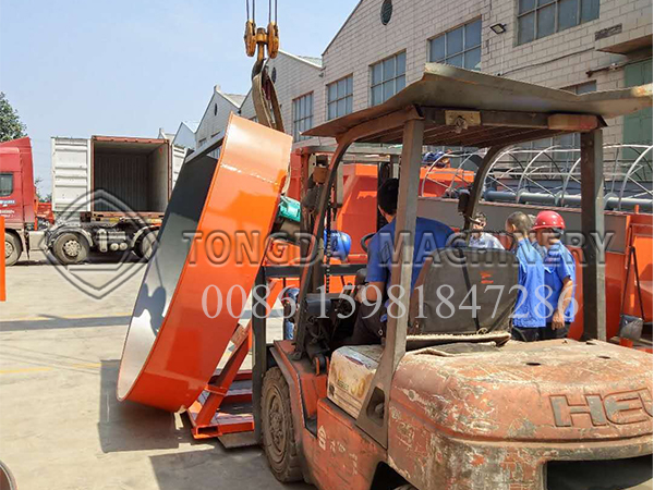 Shipping Disc Fertilizer Granulator to Korea