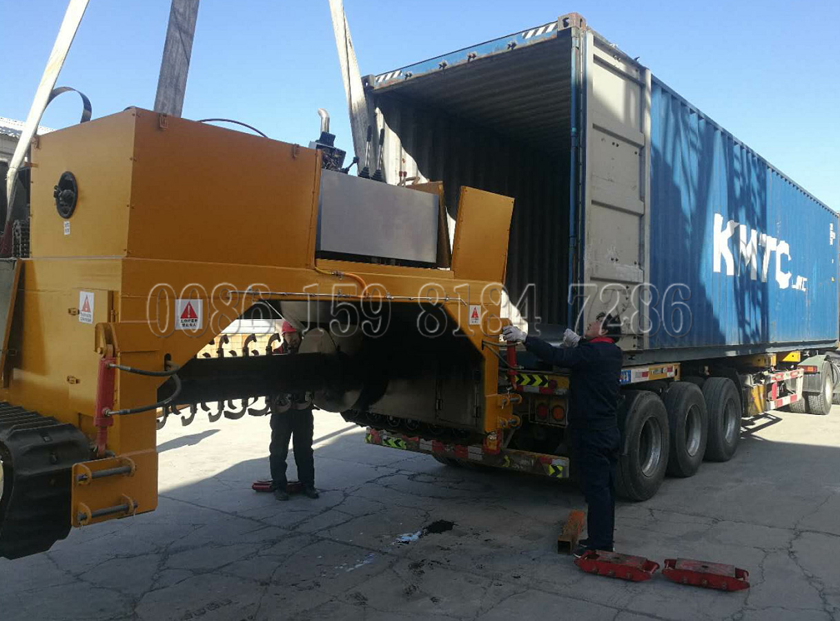 Shipment to Tanzania About Model 2300 Crawler-Type Compost Turner