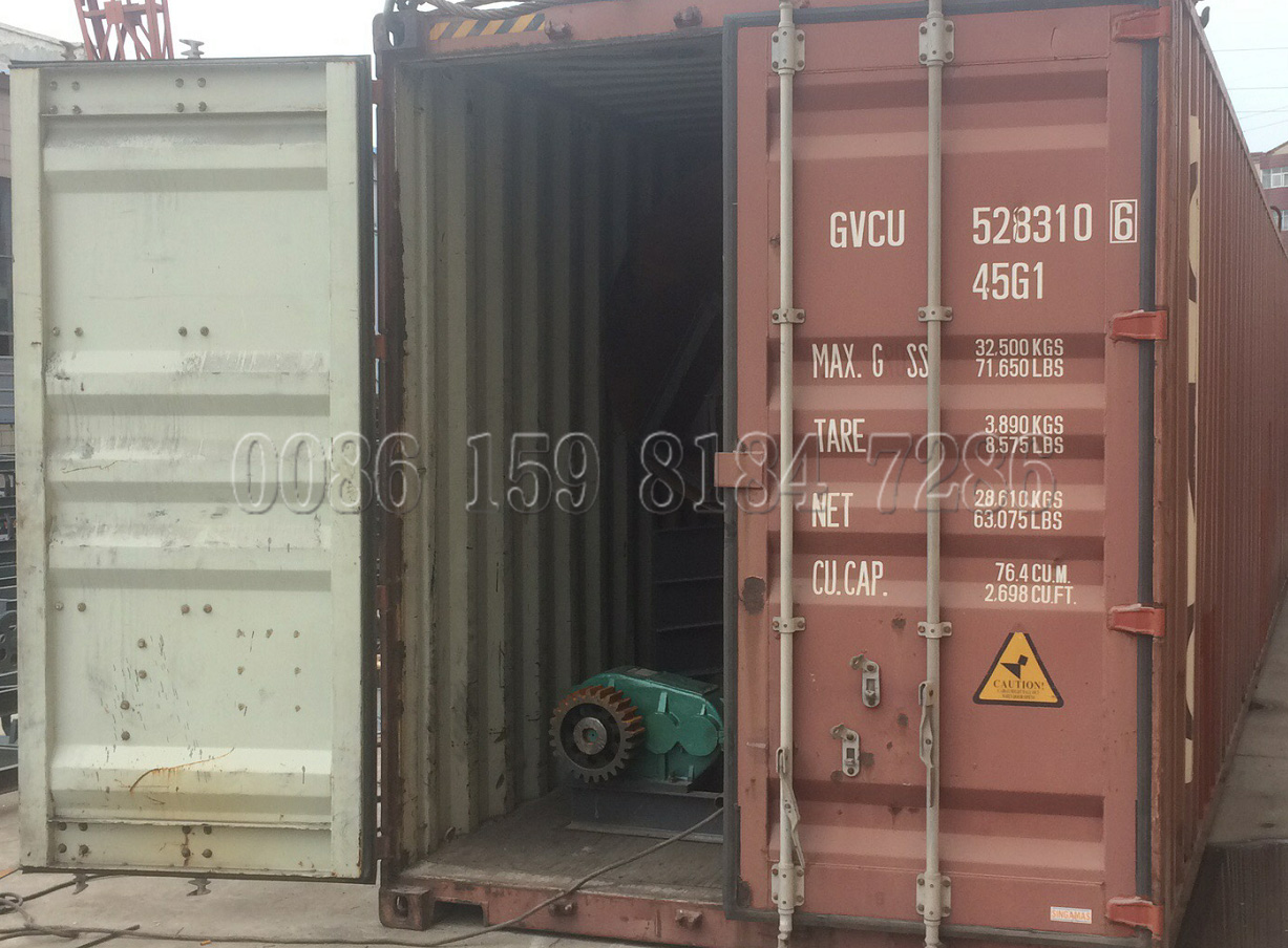 Shipping to Indonesia about A Disk Granulators and Other Three Fertilizer Equipment