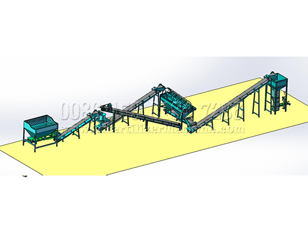 Cheap Powdery Organic Fertilizer Production Line