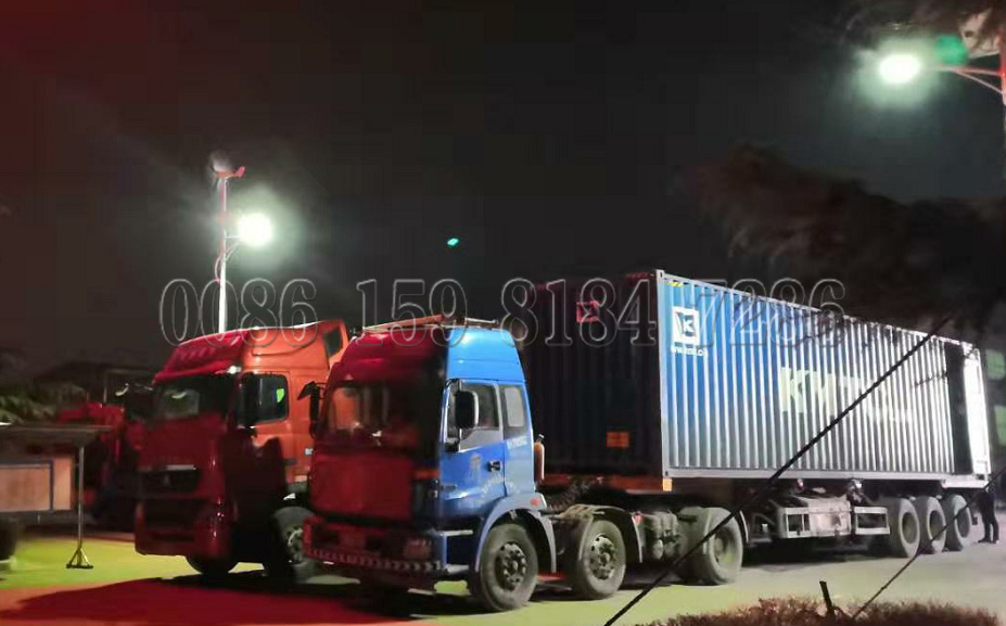 Shipment to Malaysia about A 2t/h Organic Fertilizer Production Line